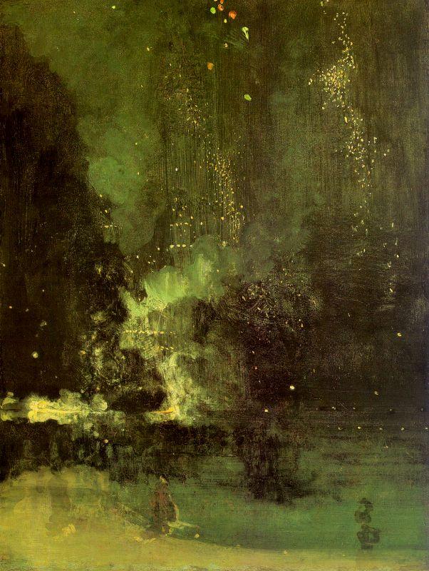 James Abbott McNeil Whistler Nocturne in Black and Gold oil painting image